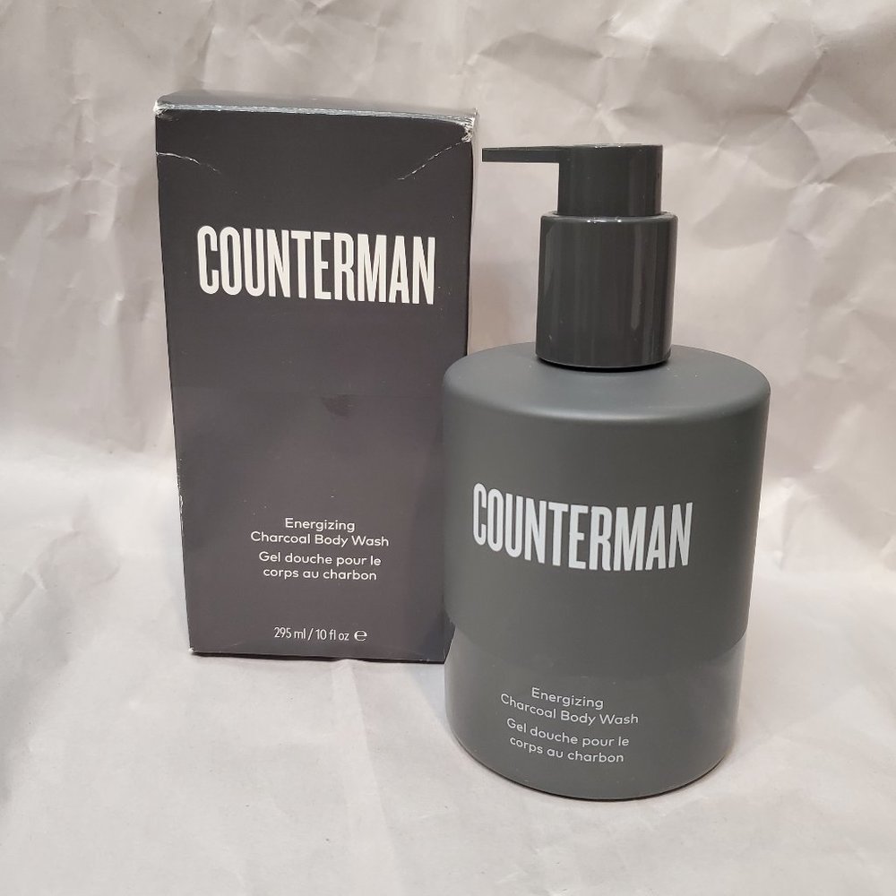 NIB Counterman Energizing Charcoal Body Wash 10 fl oz / 295 ml